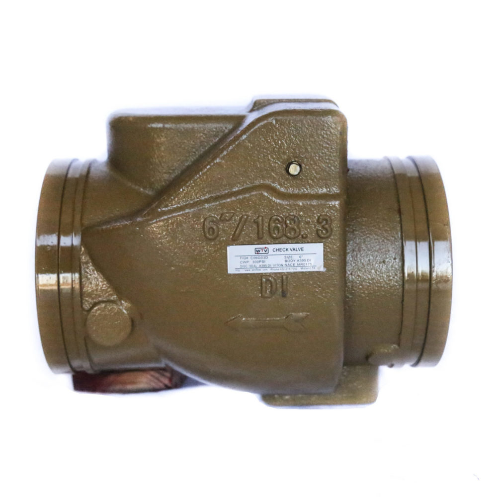 Grooved End Swing Check Valve